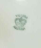 Viktória osztrák porcelán kiöntő, jelzett, kopásnyomokkal, m: 14 cm