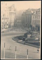 cca 1940 Budapest, Apponyi tér, fotó, 11,5×8 cm