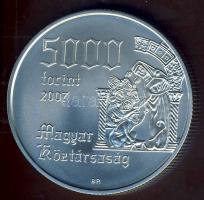 2007. 5000Ft Ag "Árpád-házi Szent Erzsébet" T:BU Csak 4000db!