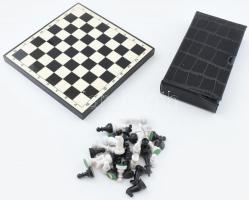 Mágneses sakk készlet műbőr tokkal 23x23 cm