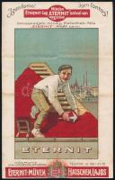 1913 Az Eternit-Művek díszes számlája litho illusztrációval, hajtott