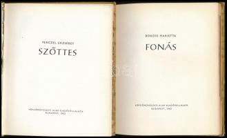 Népművészet 2 kötete: Perczel Erzsébet: Szőttes, Boross Marietta: Fonás. Bp., 1962., Képzőművészeti ...