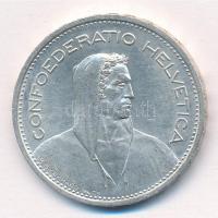Svájc 1952B 5Fr Ag T:1- Ritka évszám! Switzerland 1952B 5 Francs Ag C:AU Rare year! Krause KM#40