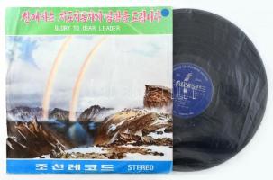 Észak-koreai hanglemez a Kedves Vezért éltető dalokkal