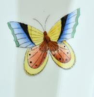 Herendi Viktória mintás, "trombita" váza, hibátlan, jelzett. m: 22cm