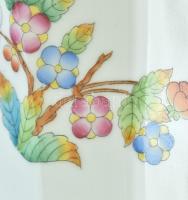 Herendi Viktória mintás, "trombita" váza, hibátlan, jelzett. m: 22cm