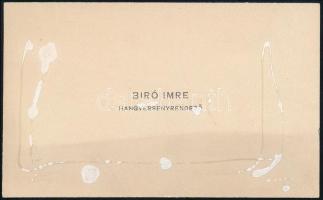 Pablo Casals (1876-1973) katalán származású spanyol csellóvirtuóz, karmester aláírása Bíró Imre hang...