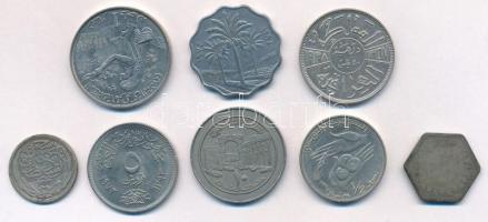 Egyiptom 8db-os érme tétel T:1-,2
Egypt 8pcs of coins lot C:AU,XF