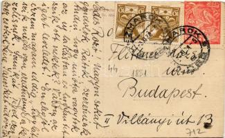 1924 Késmárk, Kezmarok; Palcso utca / ulicka / street. Foto Schiebl 345