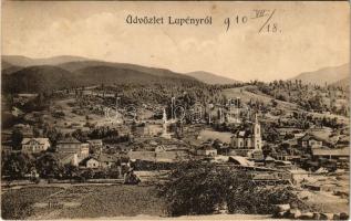 1910 Lupény, Lupeni; látkép. Adler fényirda / general view (EK)