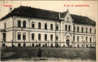 1912 Temesvár, Timisoara; M. kir. állami gyermekmenhely / orphanage