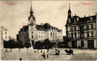 1912 Kaposvár, Városháza. Hagelmann Károly kiadása (EK)