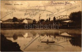1911 Mezőtúr, Berettyú híd. Török Ignác kiadása (felületi sérülés / surface damage)
