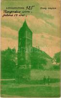 1925 Lovászpatona, Evangélikus templom. Hangya kiadása (EK)