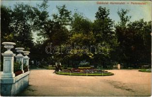 1916 Harkányfürdő, park (ázott / wet damage)