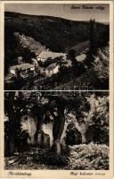 1940 Ábrahámhegy, Szent István völgy, Régi kolostor romjai (EK)