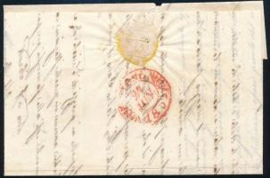 3kr HP Type I with nice whole margins, overinked piece with nice colour on domestic cover with full ...