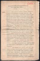 cca 1920-40 Lelkes Nándor József: A regélő Vágvölgye, gépelt kézirat, 35p, hajtott, néhány lapon kisebb gyűrődésekkel