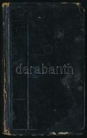 cca 1900-1924 Lazaristák misszióstársaságának vagy egy tagjának könyvecskéje, sok érdekes bejegyzéss...