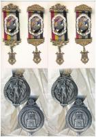 60 db MODERN magyar érmés képeslap, három változat ismétlődő példányokkal: Baranyai Érmegyűjtők Pécs...