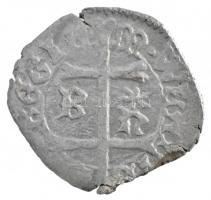 1440-1441. Denár Ag I. Ulászló (0,58g) T:2 ki. Hungary 1440-1441. Denar Ag Wladislaus I (0,58g) C:XF cracked Huszár: 598., Unger I.: 469.c