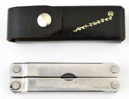 Leatherman kombinált fogó, bőr tokban, h: 10 cm