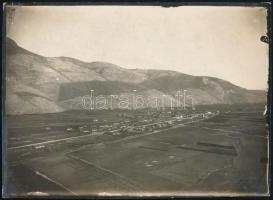 cca 1900 Tuzi, Montenegro, település látképe, fotó, 13×18 cm