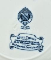 BROWN-WESTHEAD, MOORE & CO , angol, fajansz, süteményes tányér 6db. Cauldon Place, Hanley 
cca....