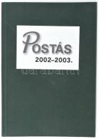 2002-2003 Postás, a Magyar Posta dolgozóinak lapja, hiányos 2002-es évfolyam, egészvászon kötésben egybekötve