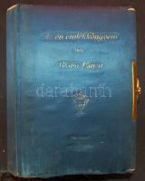 1920 Blaha Lujza: Az én emlékkönyvem (a szerző kiadása türkiz színű vászonkötésű kapcsoskötetben, kötéshibás)