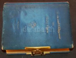 1920 Blaha Lujza: Az én emlékkönyvem (a szerző kiadása türkiz színű vászonkötésű kapcsoskötetben, kö...