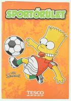 Simpsons Sportőrület. Hűtőmágnes gyűjtő album, majdnem kompletten.