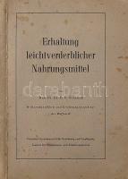 1942 SS-kiadvány élelmiszerek eltarthatóságáról