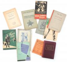 11 db régi regényfüzet és könyv háború előtti és modern