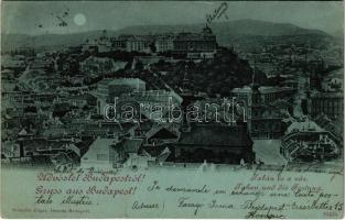 1898 (Vorläufer) Budapest I. Tabán és a Királyi vár. Schmidt Edgar kiadása (r)