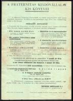 cca 1930-1940 Vegyes, izraelita vonatkozású papírok. Tanrend, kiadói papírok, stb