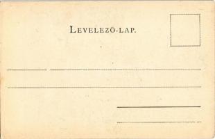 Budapest V. Báró Eötvös József szobor. Schmidt Edgar kiadása (EK)
