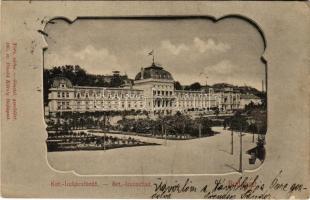 1901 Budapest II. Szent Lukács fürdő. Divald Károly 190. sz. (EK)