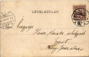 1901 Budapest II. Szent Lukács fürdő. Divald Károly 190. sz. (EK)