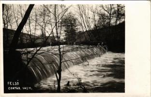 1943 Felsőcsatár (Vas), Pinka részlet. photo (EK)