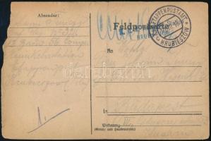 1918 Tábori posta levelezőlap "EP HRUBIESZOW c", 1918 Field postcard "EP HRUBIESZOW c"