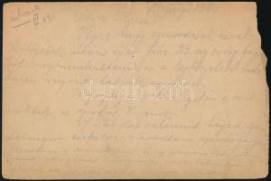 1918 Tábori posta levelezőlap "EP HRUBIESZOW c" 1918 Field postcard "EP HRUBIESZOW c&...