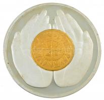 1987. "Az Állami Pénzverőben tett látogatás emlékére" ÁPV látogatói emlékérem (42,5mm) T:P...