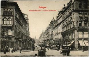 1909 Budapest V. Kossuth Lajos utca, üzletek