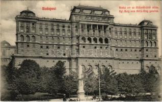 1910 Budapest I. Királyi vár az Attila körútról nézve (kis szakadás / small tear)