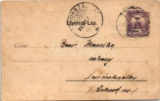 Eger, Üdvözlet az Angolkisasszonyok B.M.V. intézetéből, tornaterem, tanterem, belsők. Art Nouveau, f...