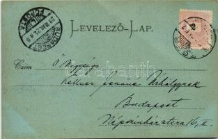 1899 Eger, látkép
