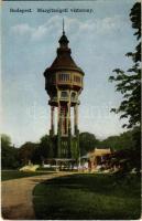 1930 Budapest XIII. Margitszigeti víztorony (kopott sarkak / worn corners)