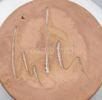 4db iparművészeti kerámia, részben jelzett, kopott, m:4-15cm