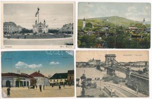 20 db RÉGI történelmi magyar város képeslap vegyes minőségben / 20 pre-1945 historical Hungarian town-view postcards in mixed quality